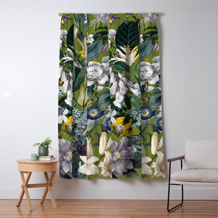 Chintzy Florals  Window Curtain Gallery Image 1