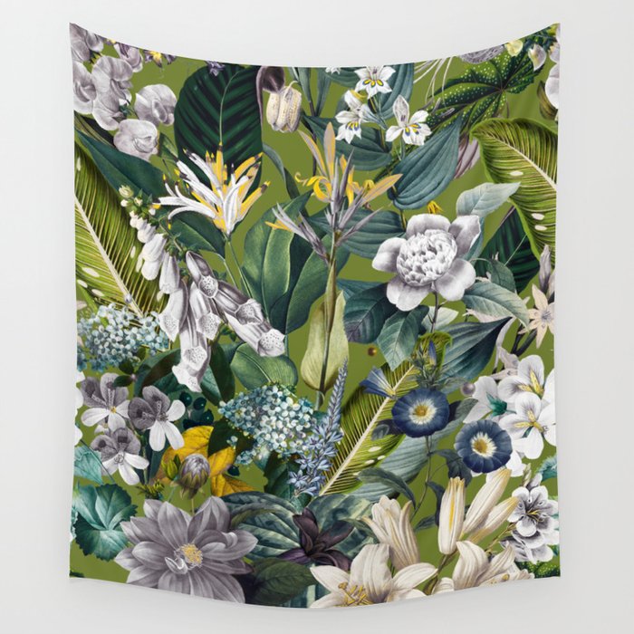 Chintzy Florals  Wall Tapestry Gallery Image 4