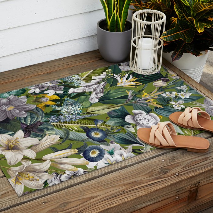 Chintzy Florals  Outdoor Rug Gallery Image 2