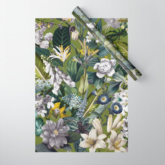 Chintzy Florals  Wrapping Paper Gallery Image 1