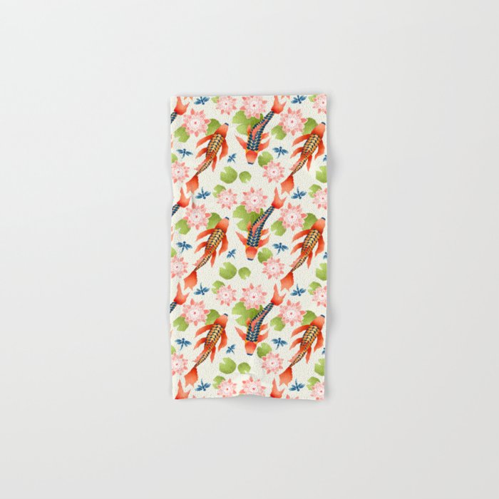 Koi Pond I Bath Towel Gallery Image 1
