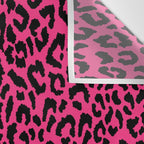 2000s leopard-black on hot pink Wall Tapestry Gallery Image 3