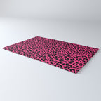 2000s leopard-black on hot pink Rug Gallery Image 3