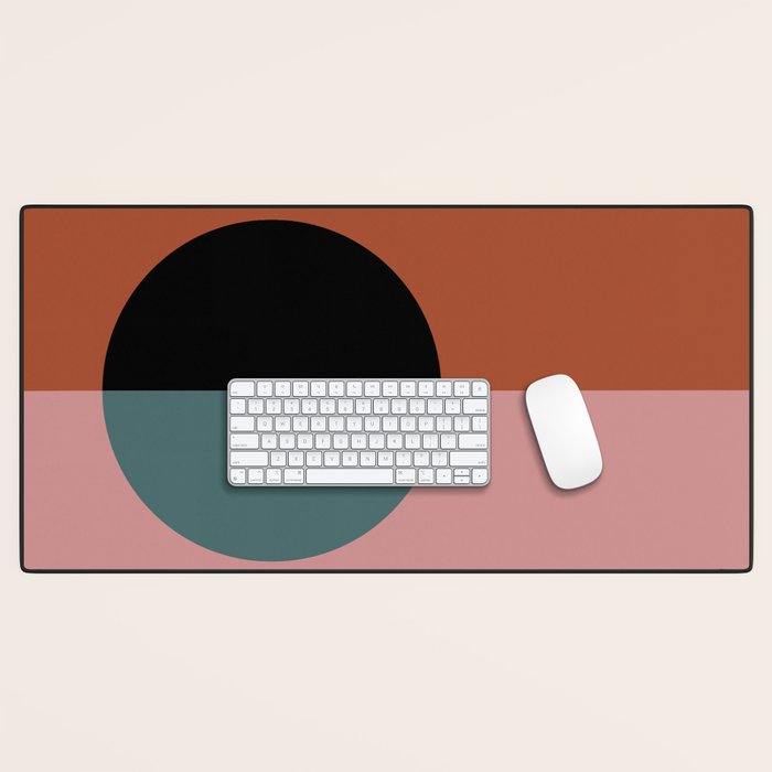 Color Block Abstract V Desk Mat Gallery Image 1