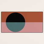 Color Block Abstract V Desk Mat Gallery Image 3