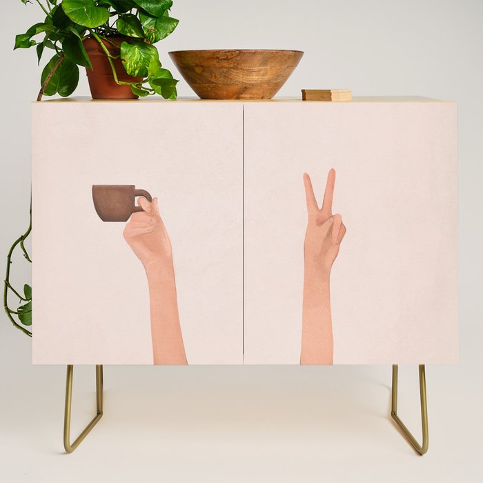 Good Peaceful Morning Credenza Gallery Image 1