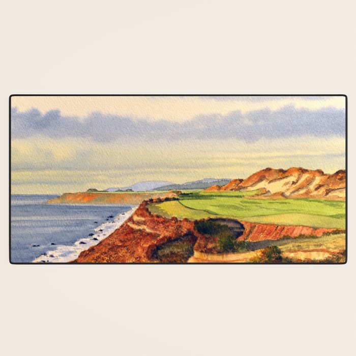Pacific Dunes - On Bandon Dunes - Golf Course 13th Hole Desk Mat Gallery Image 3