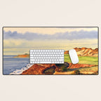 Pacific Dunes - On Bandon Dunes - Golf Course 13th Hole Desk Mat Gallery Image 1