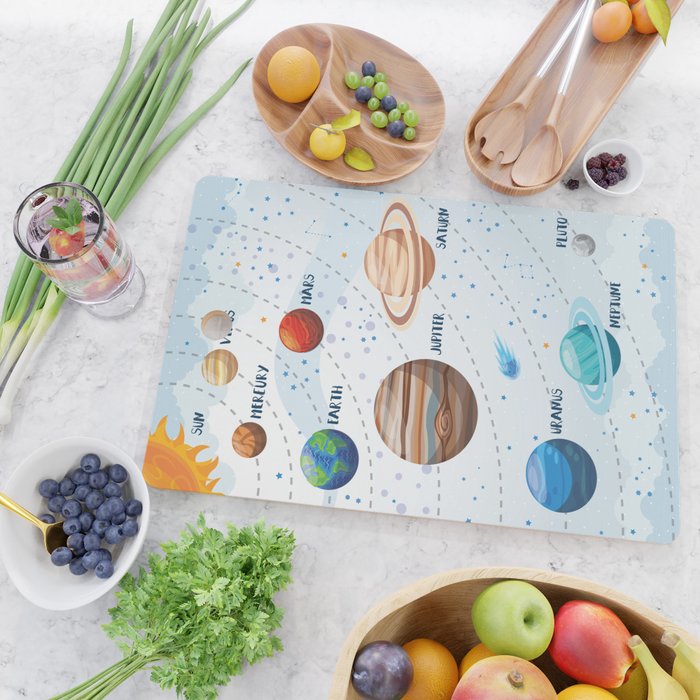 Light solar system Cutting Board Gallery Image 2