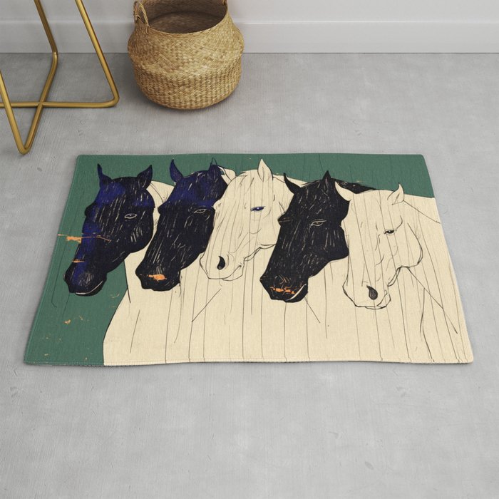 Horses n1 Rug Gallery Image 1