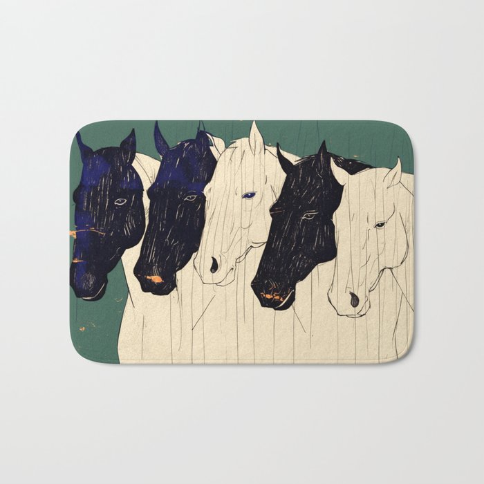 Horses n1 Bath Mat Gallery Image 1