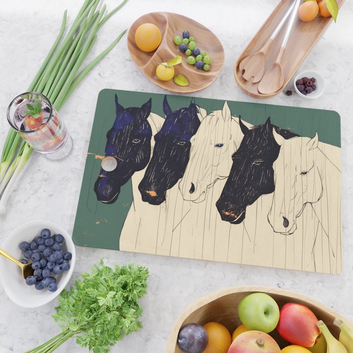 Horses n1 Cutting Board Gallery Image 2
