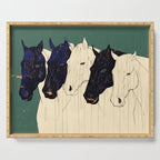 Horses n1 Serving Tray Gallery Image 1