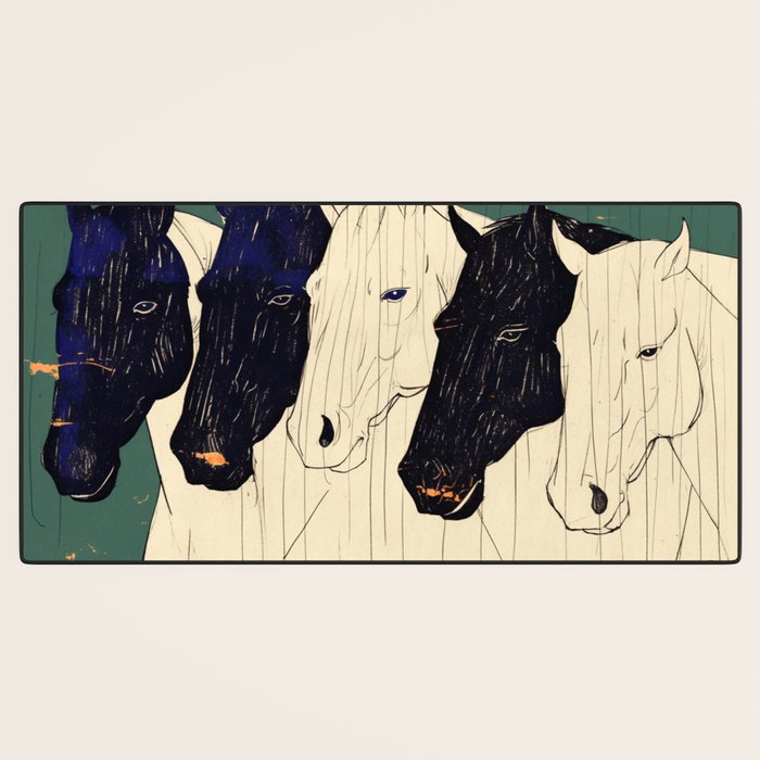 Horses n1 Desk Mat Gallery Image 3