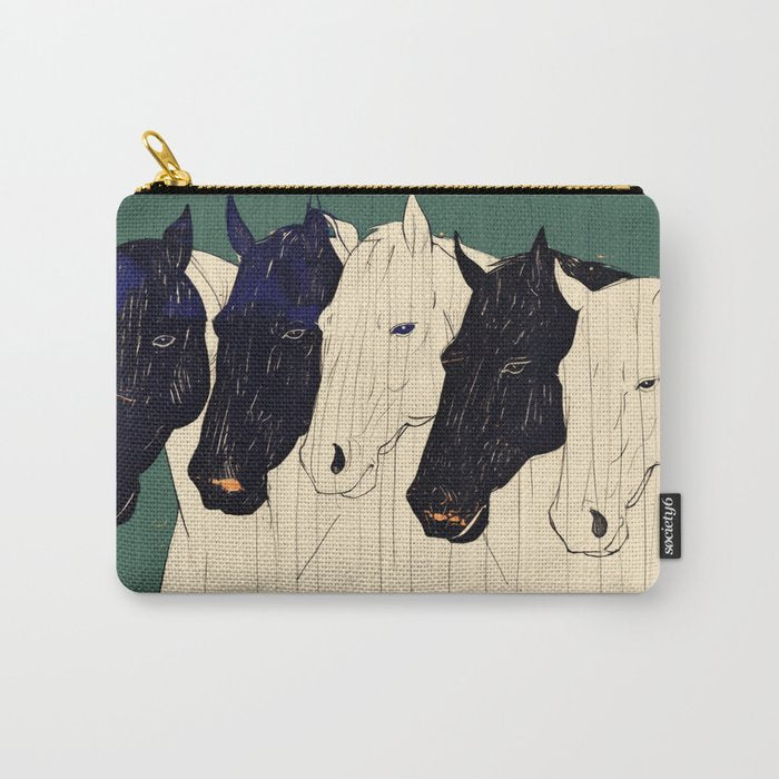 Horses n1 Carry All Pouch Gallery Image 1