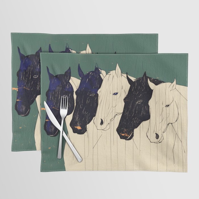 Horses n1 Placemat Gallery Image 1