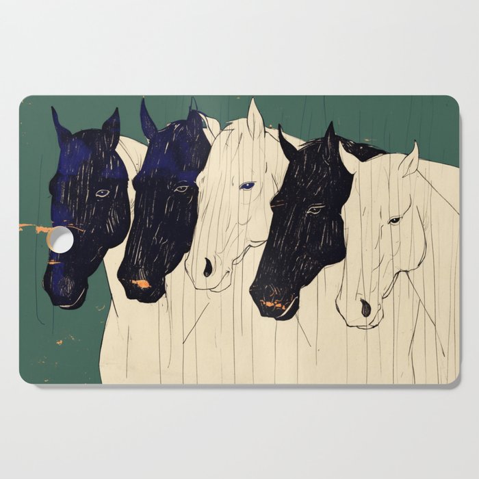 Horses n1 Cutting Board Gallery Image 1