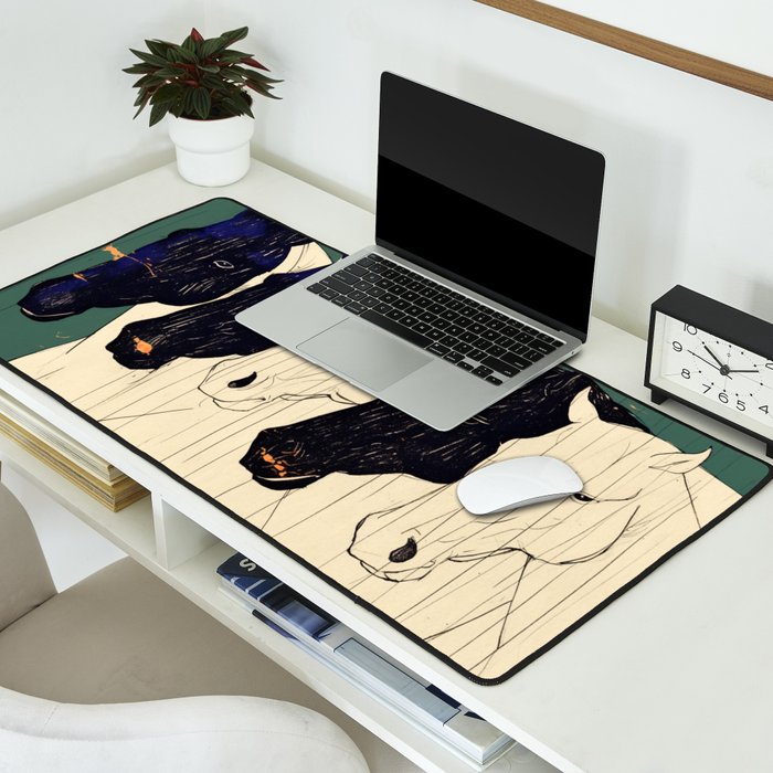 Horses n1 Desk Mat Gallery Image 2