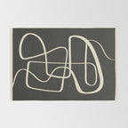 Modern Abstract Lines - Noir Rug Gallery Image 2