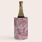 Red Toile de Jouy Wine Chiller Gallery Image 3