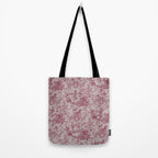 Red Toile de Jouy Tote Bag Gallery Image 2