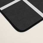 Grid Pattern Black and White 2 Desk Mat Gallery Image 4