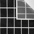 Grid Pattern Black and White 2 Wall Tapestry Gallery Image 3