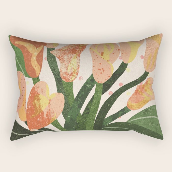 Lilies Rectangular Pillow Gallery Image 1