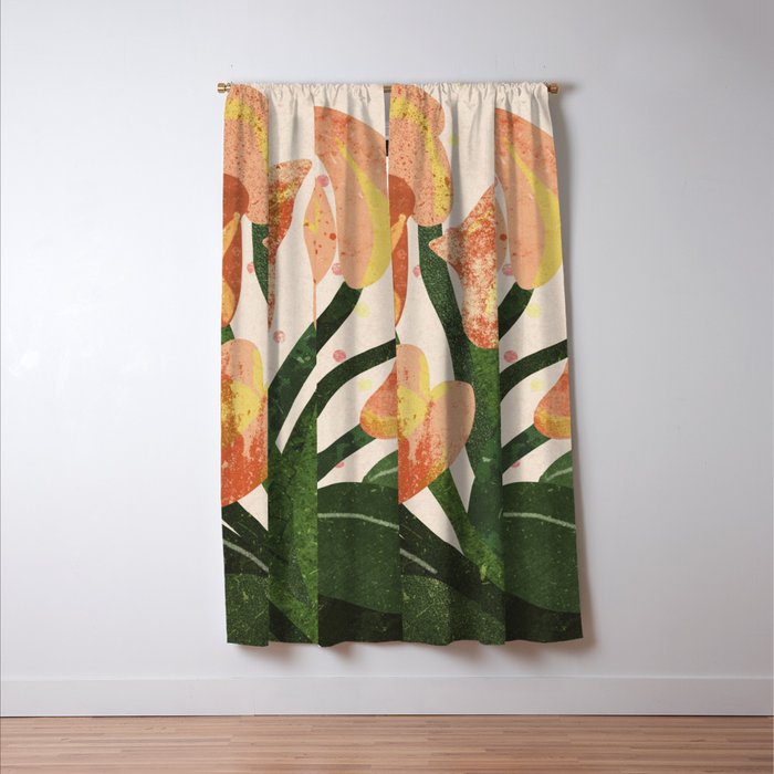 Lilies Window Curtain Gallery Image 3