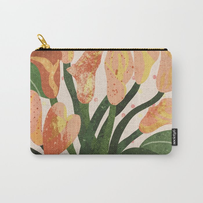 Lilies Carry All Pouch Gallery Image 1