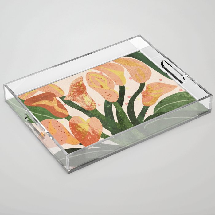Lilies Acrylic Tray Gallery Image 1