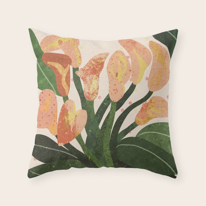 Lilies Throw Pillow Gallery Image 6
