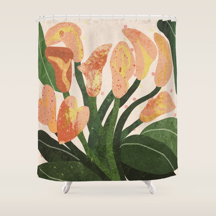 Lilies Shower Curtain Gallery Image 1