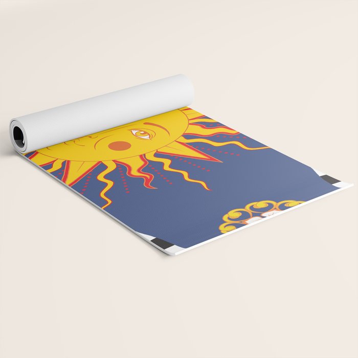 A Touch of Italian Elegance to Your Home: The Beautiful Sicili Sicilian Baroque Maiolica with Sun  Yoga Mat Gallery Image 2