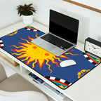 A Touch of Italian Elegance to Your Home: The Beautiful Sicili Sicilian Baroque Maiolica with Sun  Desk Mat Gallery Image 2