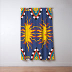 A Touch of Italian Elegance to Your Home: The Beautiful Sicili Sicilian Baroque Maiolica with Sun  Window Curtain Gallery Image 3