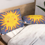A Touch of Italian Elegance to Your Home: The Beautiful Sicili Sicilian Baroque Maiolica with Sun  Pillow Sham Gallery Image 2