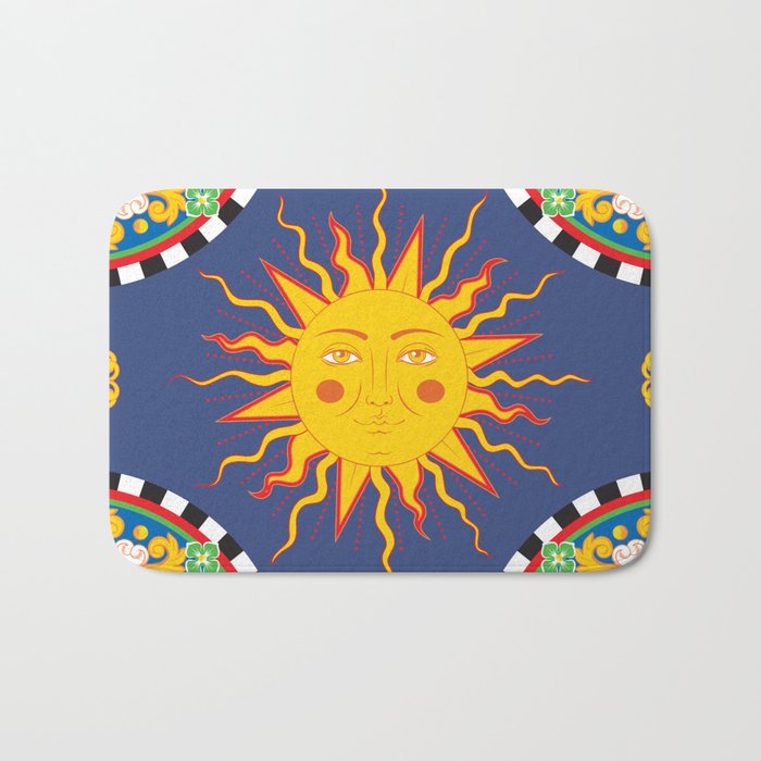 A Touch of Italian Elegance to Your Home: The Beautiful Sicili Sicilian Baroque Maiolica with Sun  Bath Mat Gallery Image 1