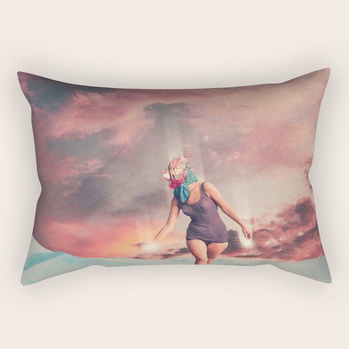 Fading into the Light Rectangular Pillow Gallery Image 2