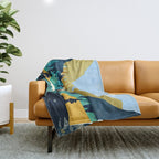 Flower Vista Throw Blanket Gallery Image 1