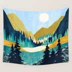 Flower Vista Wall Tapestry Gallery Image 4
