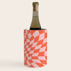 Retro Warped Checkerboard Wine Chiller Gallery Image 3