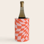 Retro Warped Checkerboard Wine Chiller Gallery Image 2