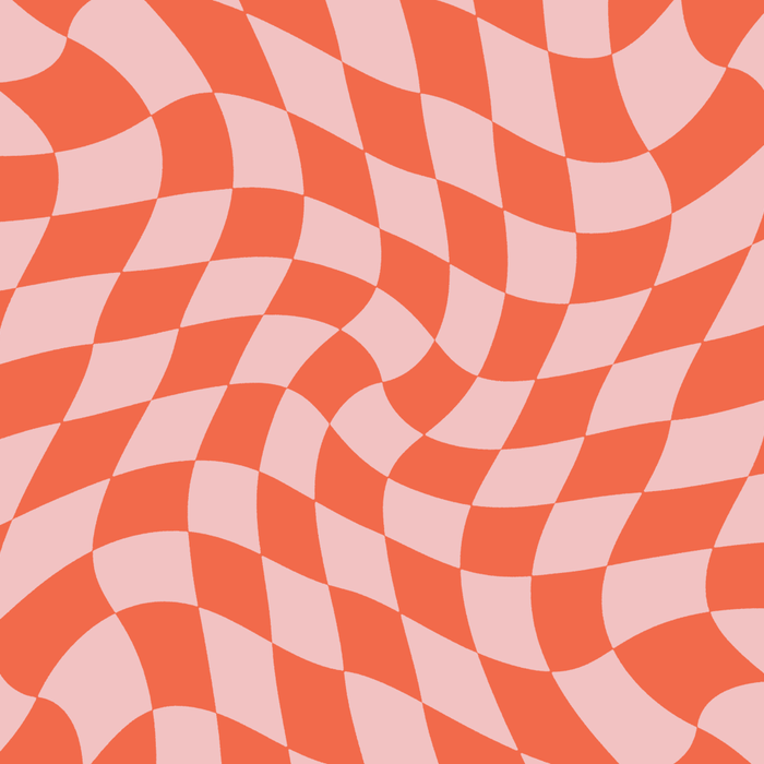 Retro Warped Checkerboard Coffee Mug Gallery Image 2
