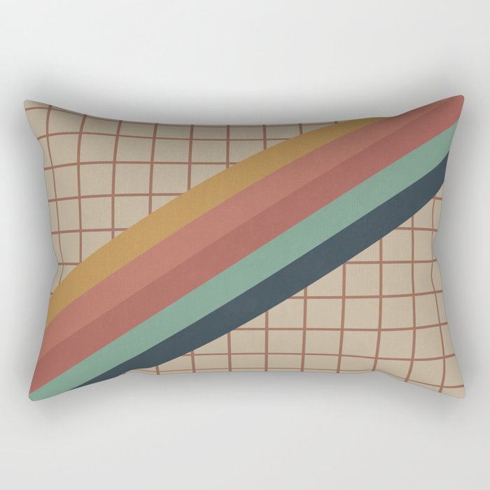 Old Video Cassette Palette Rectangular Pillow Gallery Image 2