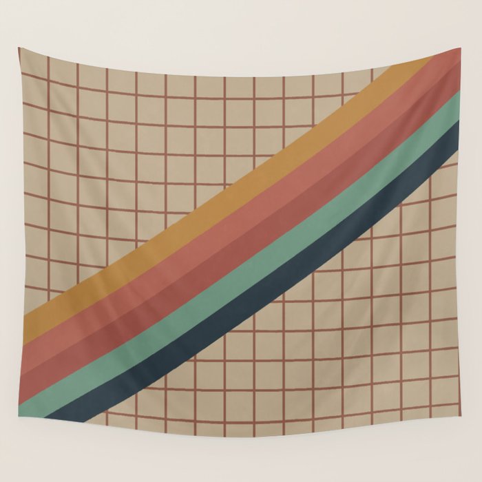 Old Video Cassette Palette Wall Tapestry Gallery Image 4