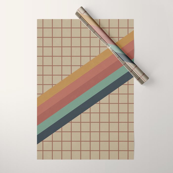 Old Video Cassette Palette Wrapping Paper Gallery Image 1