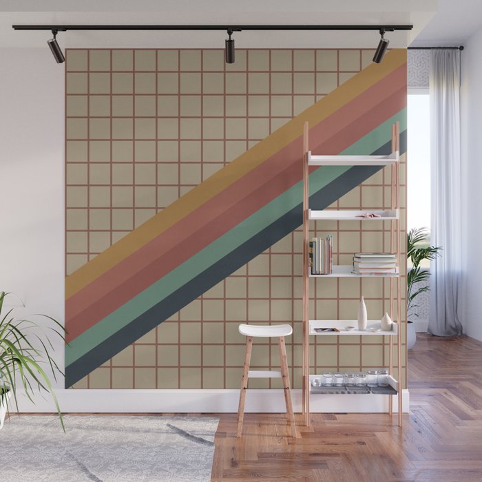 Old Video Cassette Palette Wall Mural Gallery Image 1