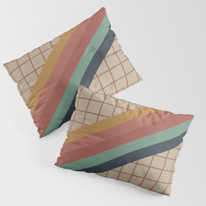 Old Video Cassette Palette Pillow Sham Gallery Image 1