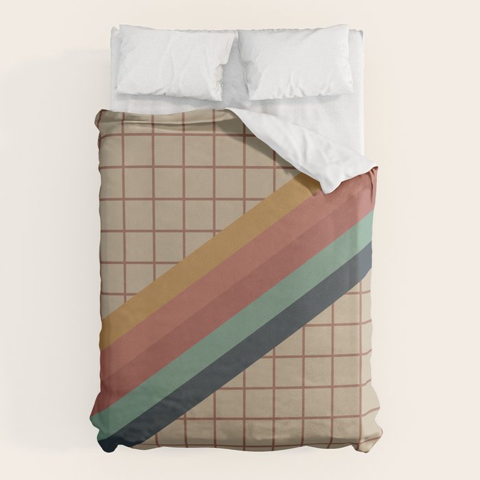 Old Video Cassette Palette Duvet Cover Gallery Image 6